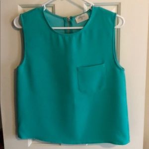 Boutique “Everly” Aqua Blouse